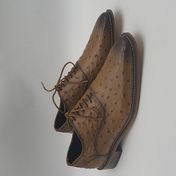 1855- Stacy Adams Roselli Genuine Leather Size 8 NWT - Picture 1 of 12